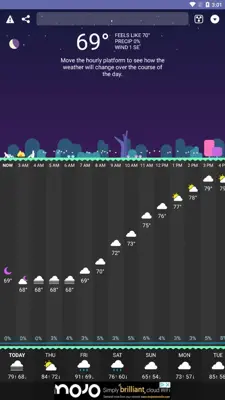 CARROT Weather android App screenshot 2